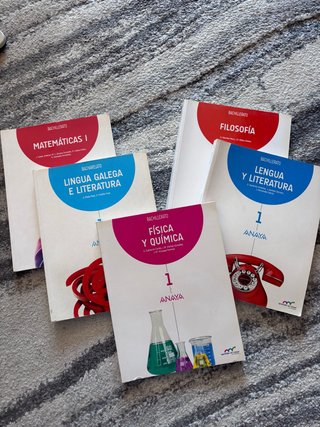 Pack libros ANAYA 1ro Bachillerato