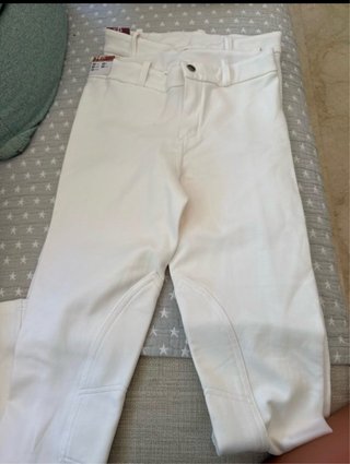 Pantalones de equitación blancos Talla 12años