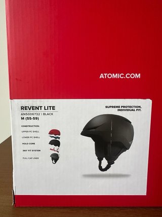 Casco da sci Atomic Revent Lite Nero