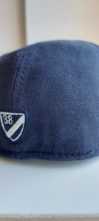 Boina plana vintage azul Talla S/M