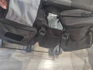 Gemelar Chicco Ohlala + Plástico de lluvia + Bolsa