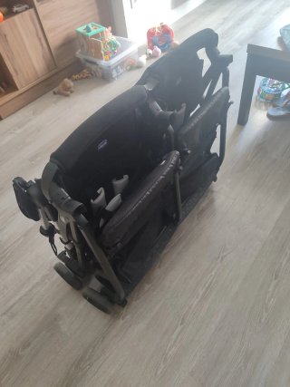 Gemelar Chicco Ohlala + Plástico de lluvia + Bolsa