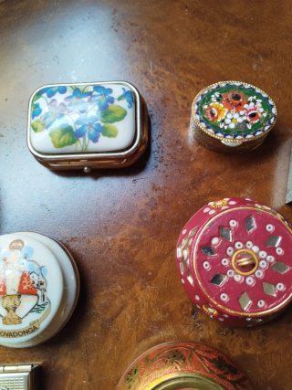 Colección de cajitas decorativas