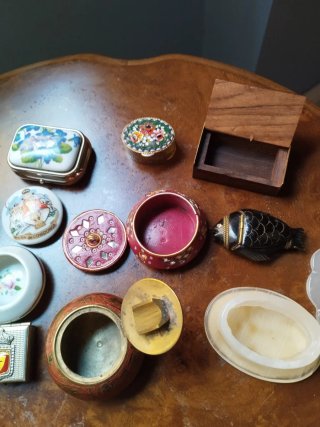 Colección de cajitas decorativas