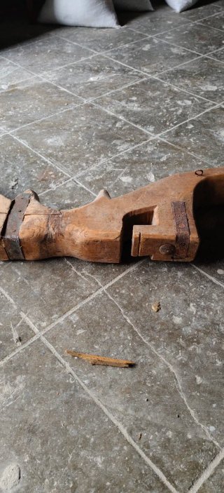 Yugo de mulas antiguo