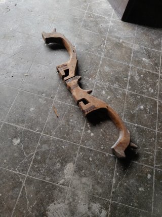 Yugo de mulas antiguo