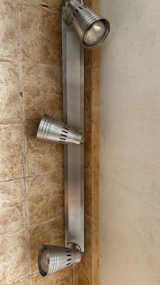 Lámpara de techo 3 focos metal