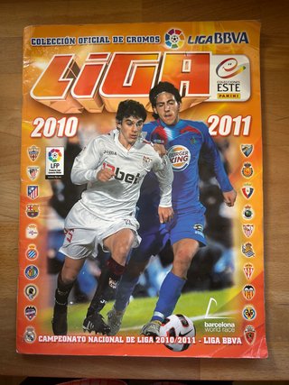 Álbum Panini Liga BBVA 2010-11 Completo