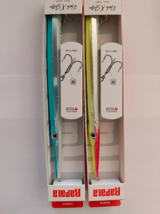 Lote 2 señuelos Rapala Flash X Skitter 22cm