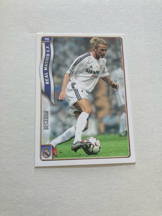 Cromo Real Madrid C.F. Beckham