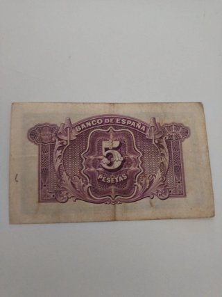 Billete 5 Pesetas Banco de España 1935