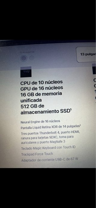 Macbook PRO M2 (2023) 14 pulgadas