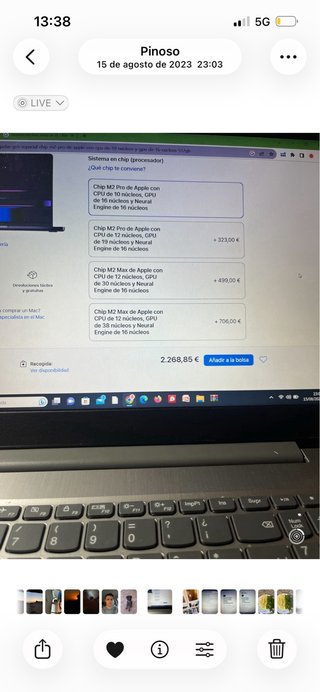 Macbook PRO M2 (2023) 14 pulgadas