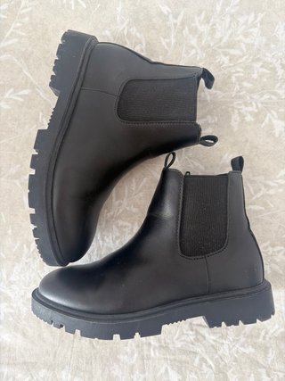 Botines Zara Niña Talla 33 Negros