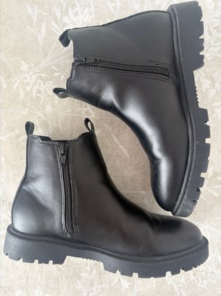 Botines Zara Niña Talla 33 Negros