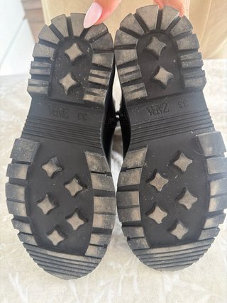 Botines Zara Niña Talla 33 Negros