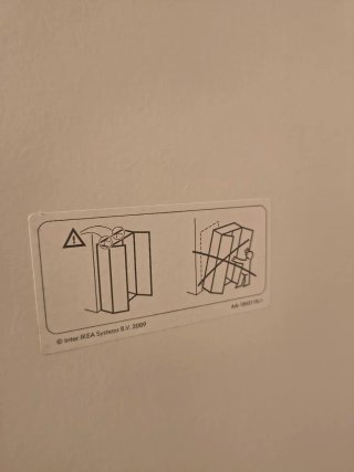 Armario ikea dos puertas blanco BRIMNES