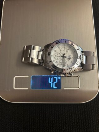 Reloj Bulova Cronógrafo Plata y Blanco