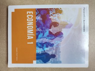 Libro de texto Economía 1 bachillerato