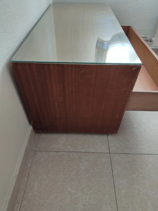 Cómoda Vintage Madera con Cristal