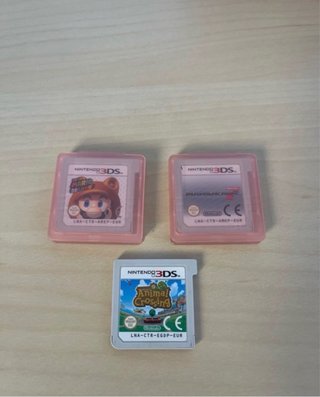 3 Videojuegos Nintendo 3DS: Mario, Animal Crossing