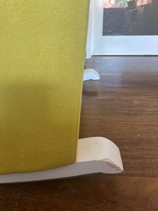 Sillón Mecedora Lactancia Reclinable Amarillo