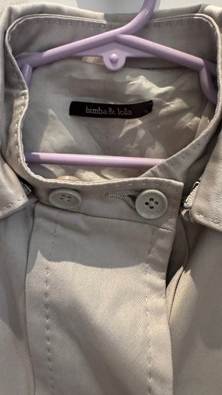 Gabardina Bimba y Lola Talla 3 Beige