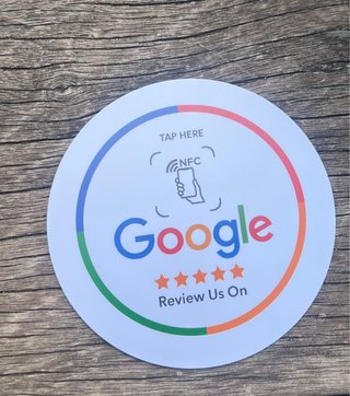Tarjeta NFC Google Reseñas