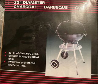 Barbacoa Carbón 22 con Rejilla Cromada