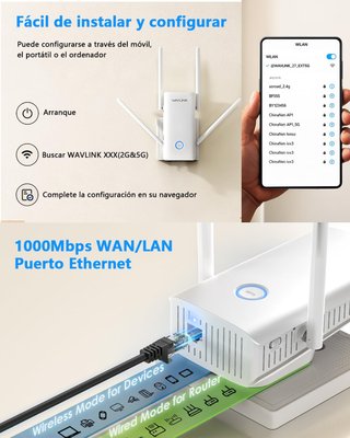WAVLINK AX3000 Repetidor WiFi 6