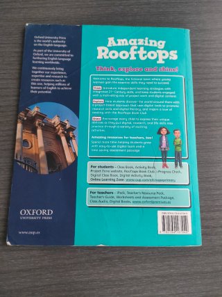 Libro de inglés Amazing Rooftops 4 Class Book