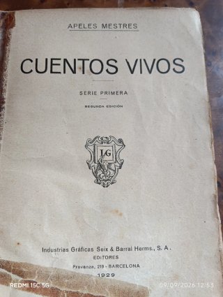 ✳️Libro antiguo Cuentos vivos
