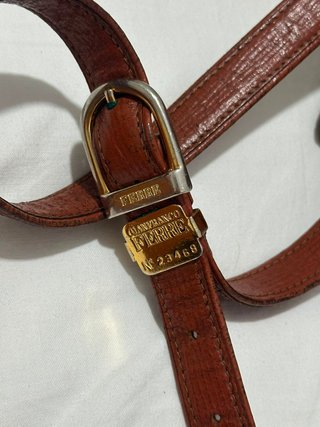Borsa a tracolla Gianfranco Ferrè vintage in pelle