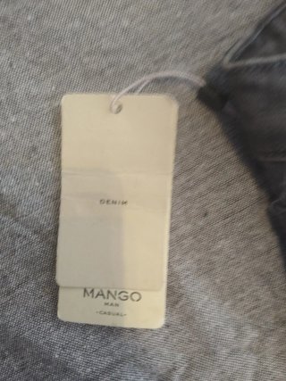 Pantalones Mango Grises