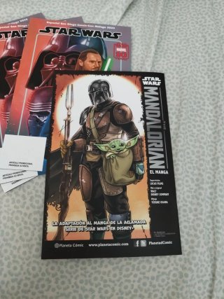 Lote comic-con Málaga comic Star Wars