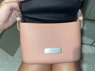 O bag borsa multicolor e rosa