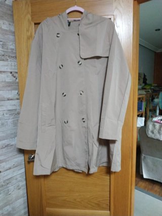 Gabardina Beige Mujer Talla 4XL