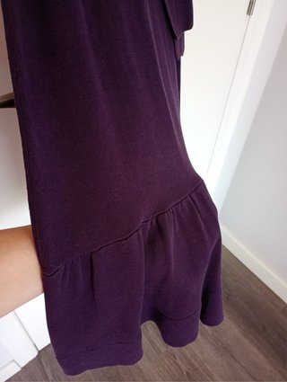 Vestido Mango Morado Talla M