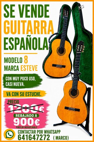 Guitarra Española Esteve Modelo 8