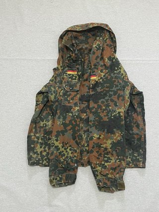 Chaqueta Militar Camuflaje Vintage Rara