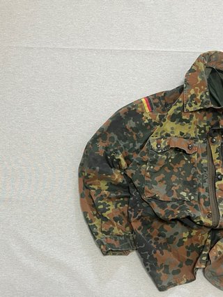 Chaqueta Militar Camuflaje Vintage Rara