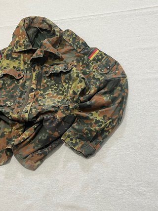 Chaqueta Militar Camuflaje Vintage Rara