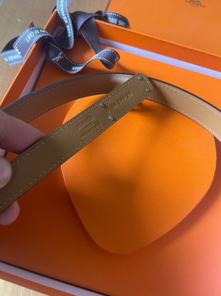 Cintura Hermès Marrone Donna