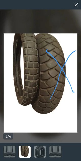 Neumático Pirelli Scorpion Trail II. Yamaha Teneré