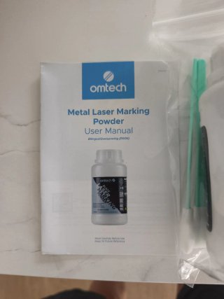 Polvo Marcado Láser Metal Omtech