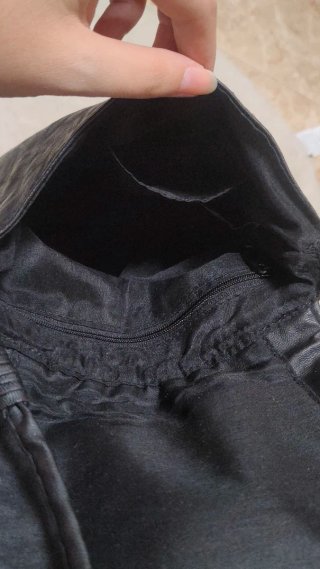 Bolso bandolera negro bohemio