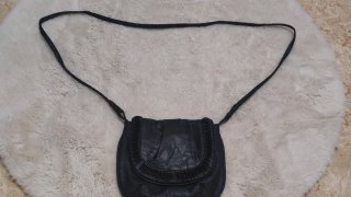 Bolso bandolera negro bohemio