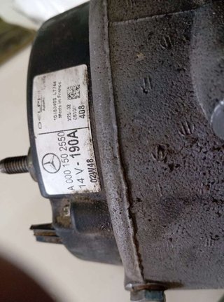 Mercedes-benz 10648 a0001502550 alternador c