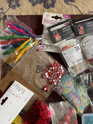 Pack Manualidades Bisutería Stickers Googly Eyes