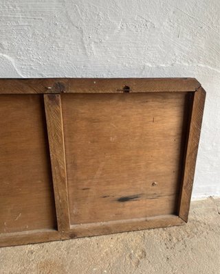 Cuadro La Última Cena Madera Antigua
